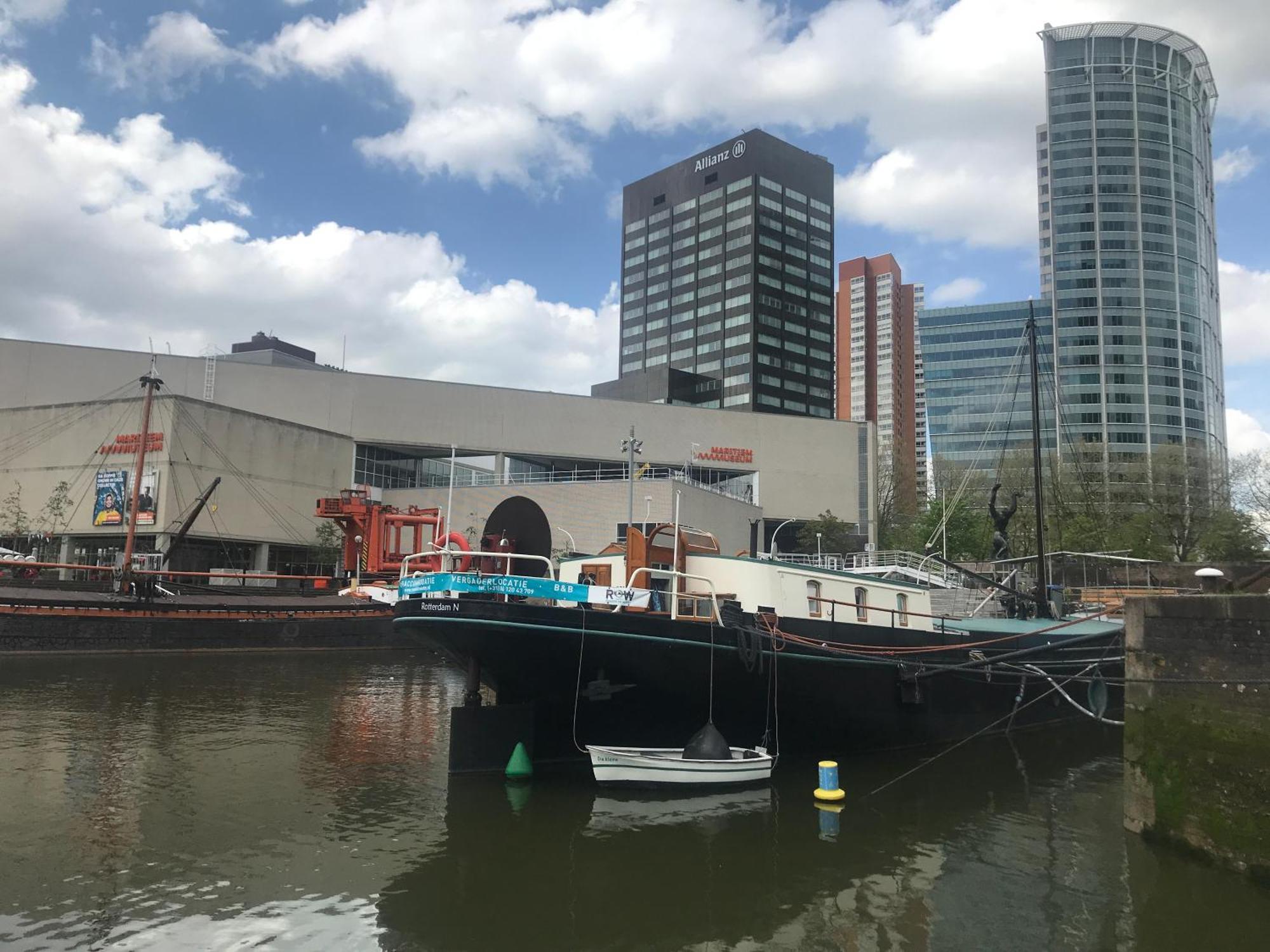 Botel Boat On Water In Centrum *